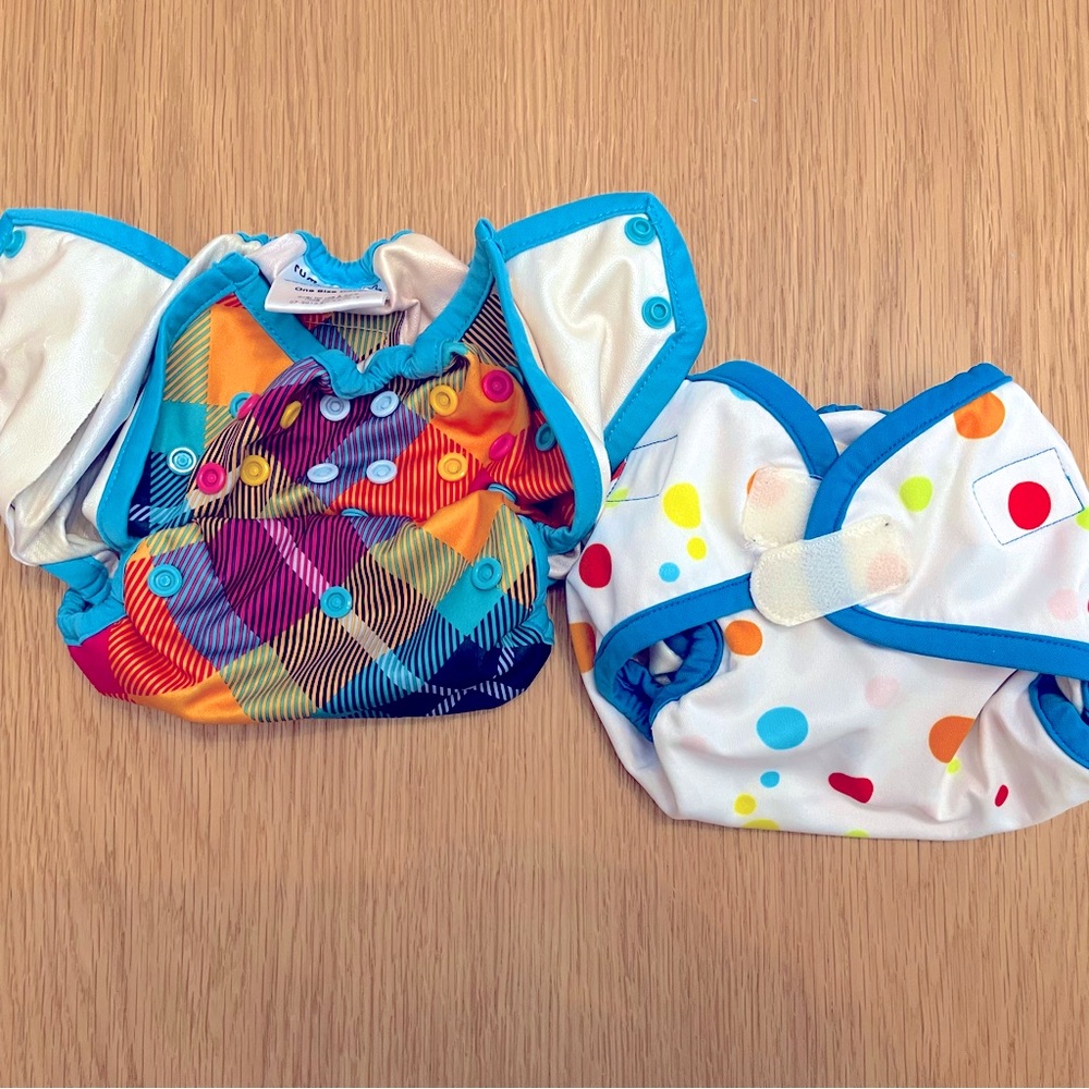 2 Rumparooz cloth diaper covers - one size